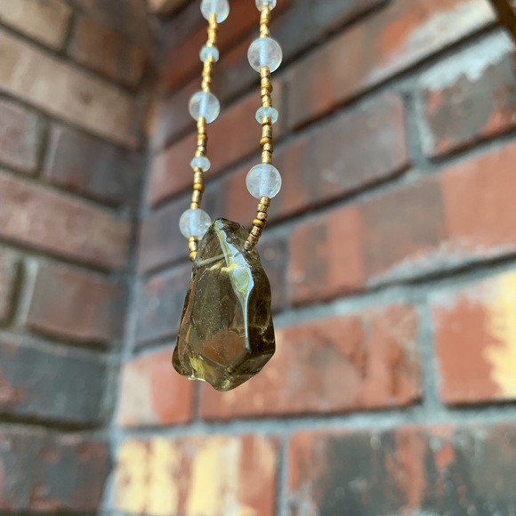 Wisdom in Gemstones hand beaded 19” necklace - Picture 4 of 6